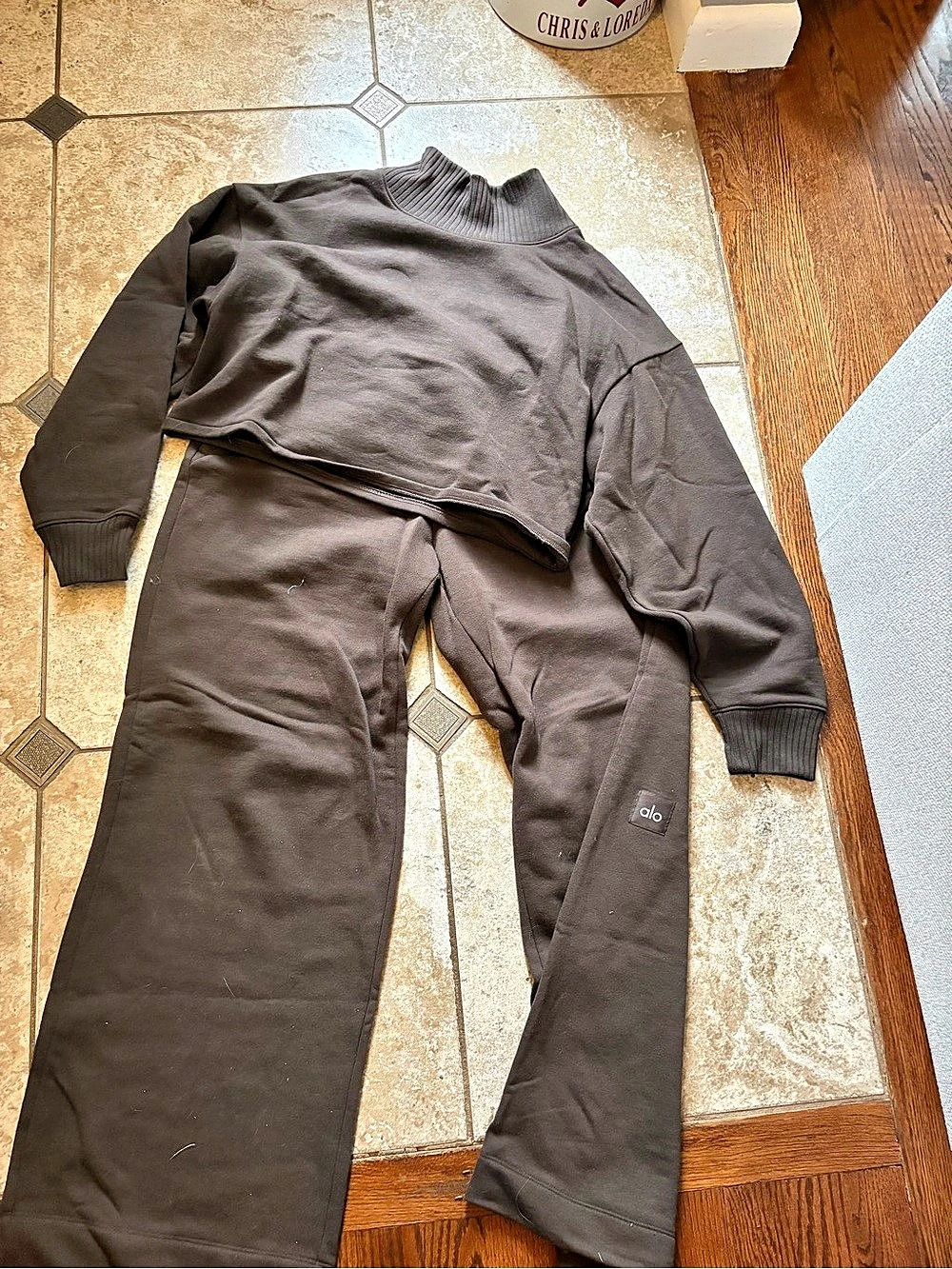 alo Brown Athleisure Set